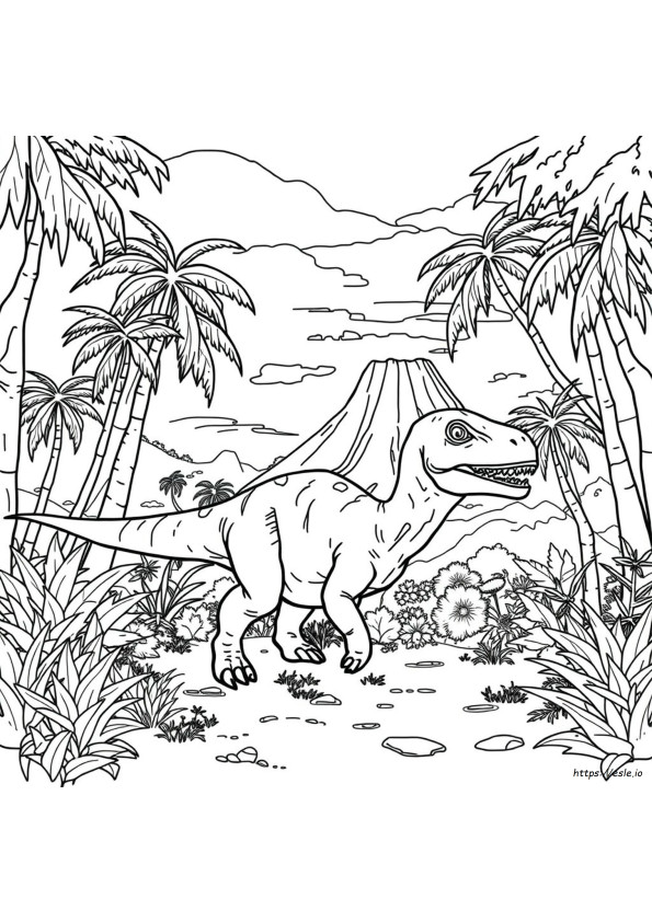 Jurassic World Colouring Pages Printable