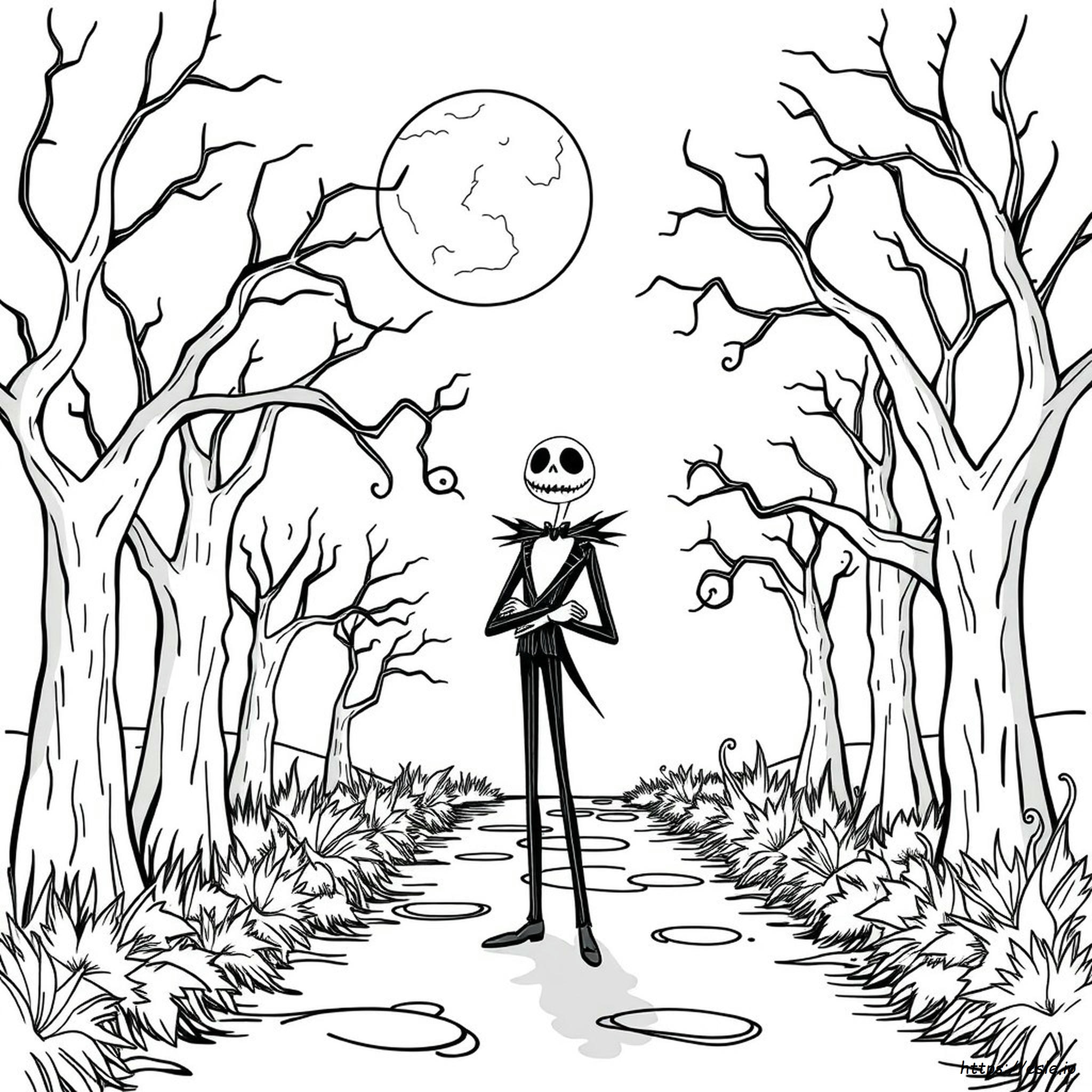 Jack Skellington Coloring Book Coloring Pages