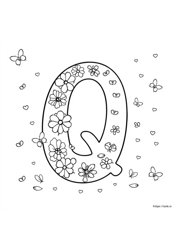 Lettera Q Da Colorare E Stampare