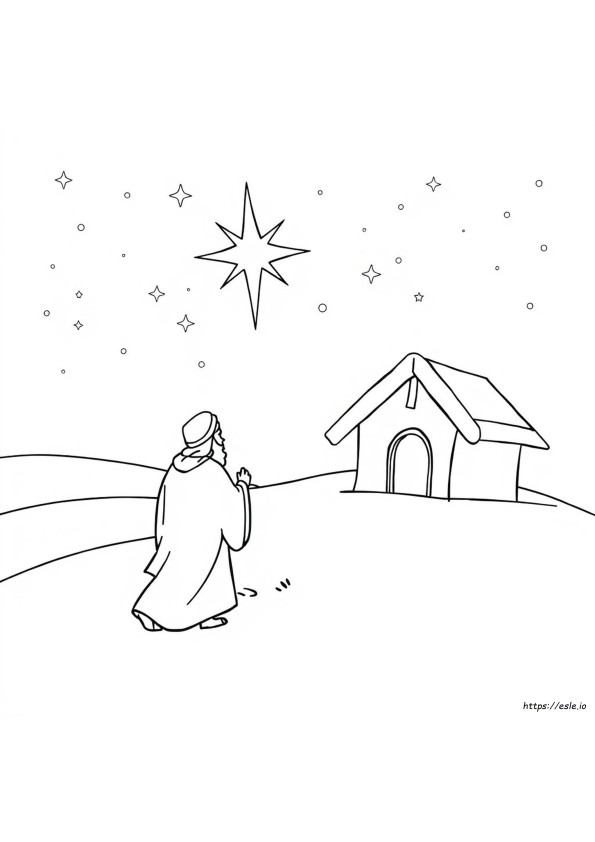 Wise Men Coloring Page