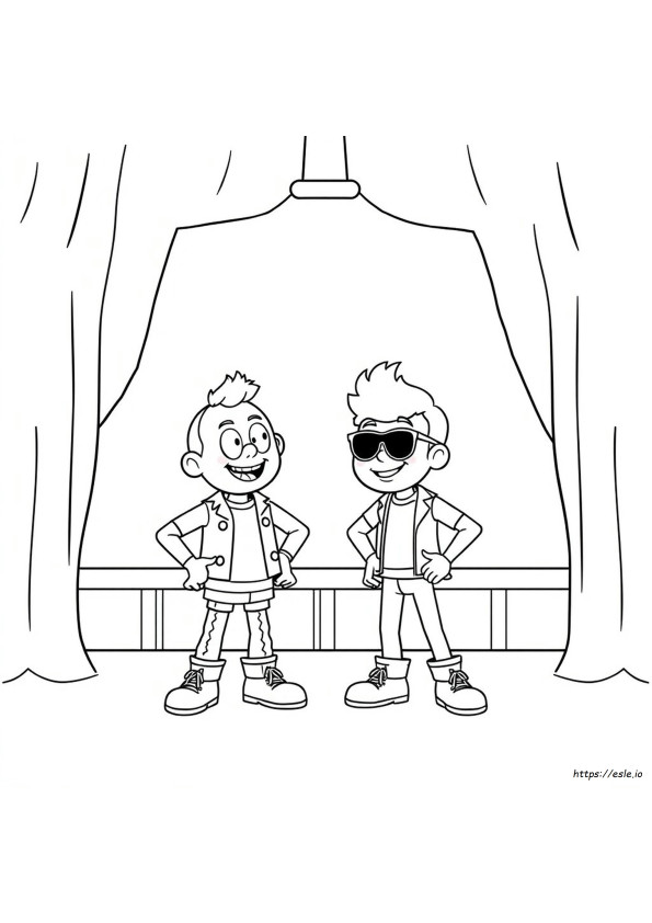 Friday Night Funkin Coloring Sheets