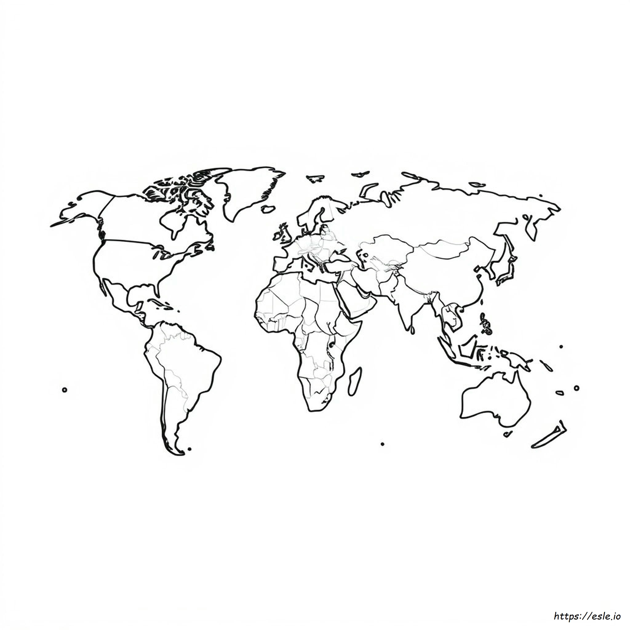 Continenti Da Colorare Pdf
