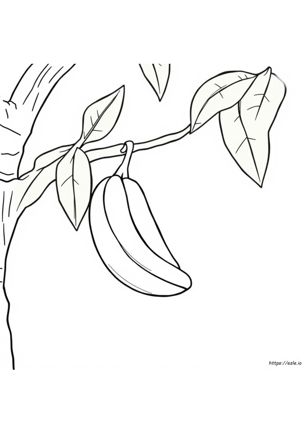 Banana Coloring Pages For Preschoolers
