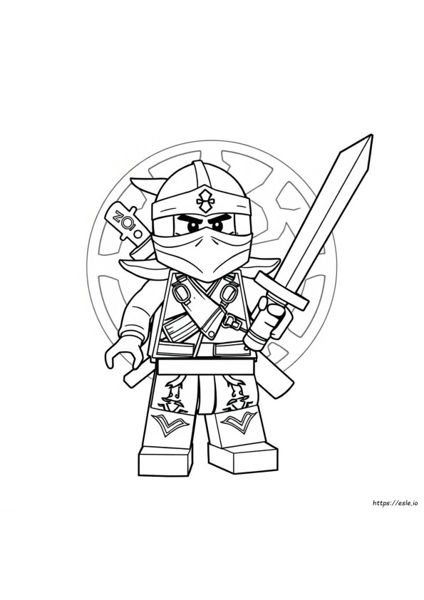 Spinjitzu Lloyd Ninjago Coloring Pages
