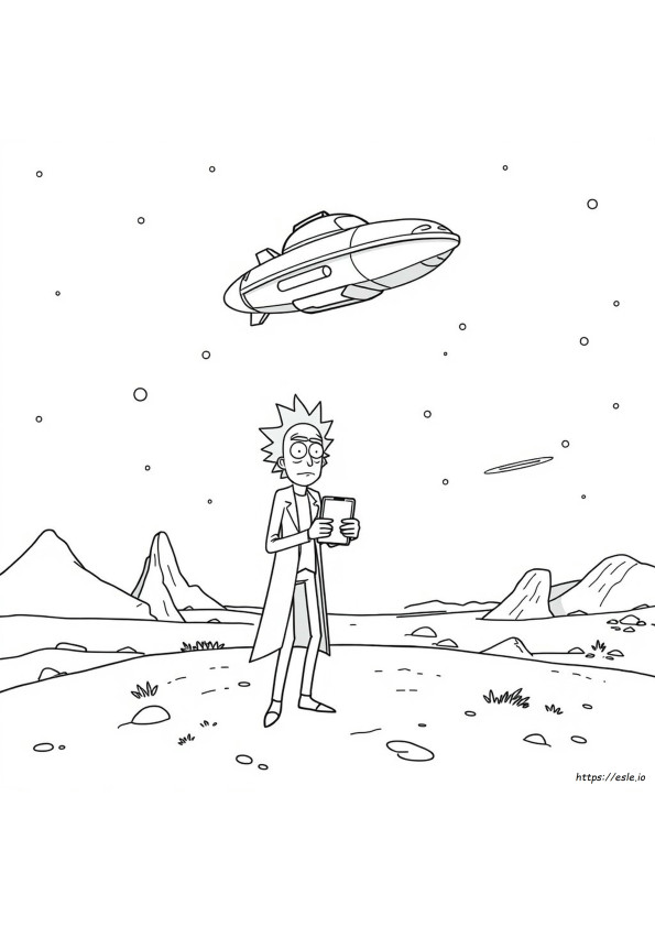 Rick E Morty Da Colorare