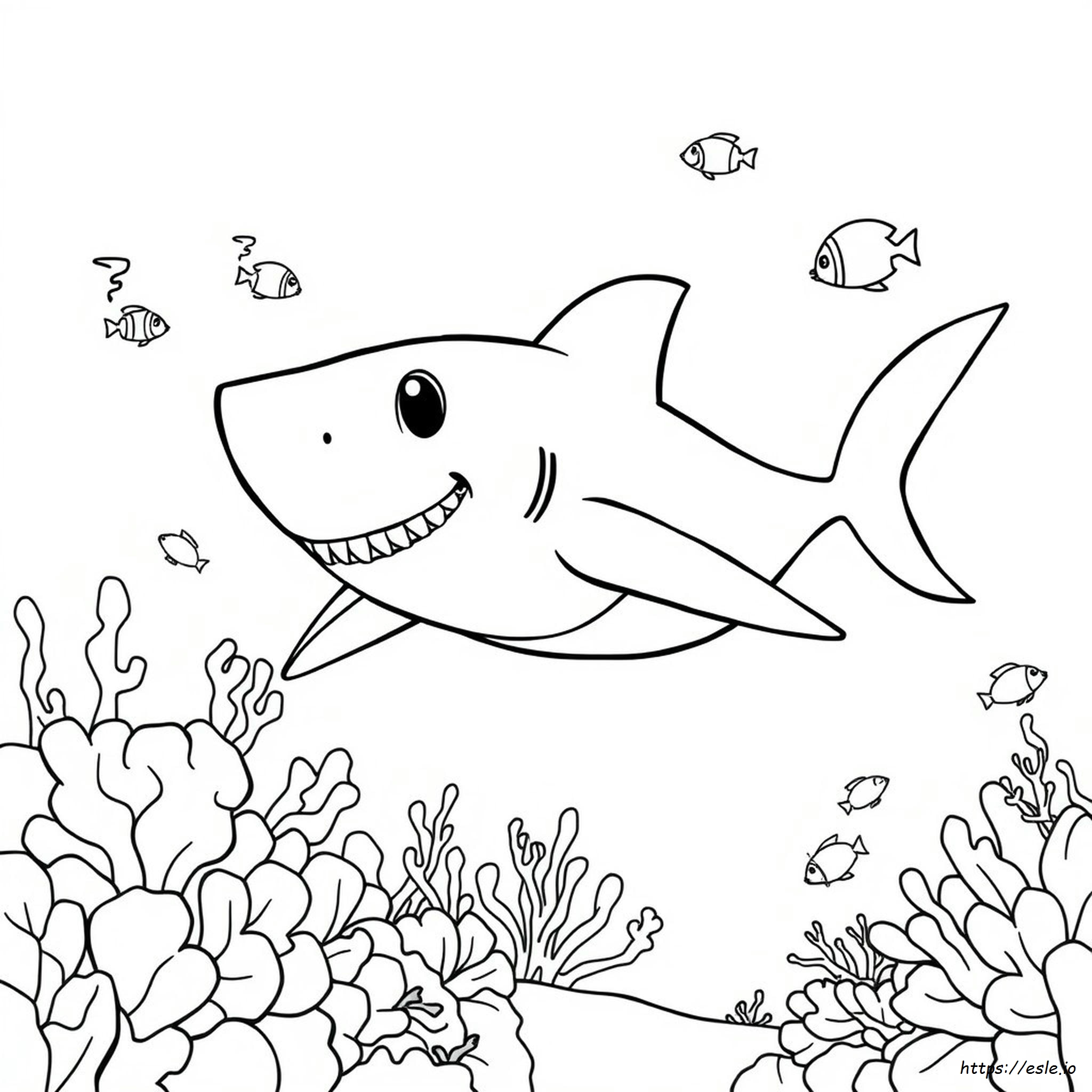 Kenny The Shark Coloring Pages - Free Printable Activity