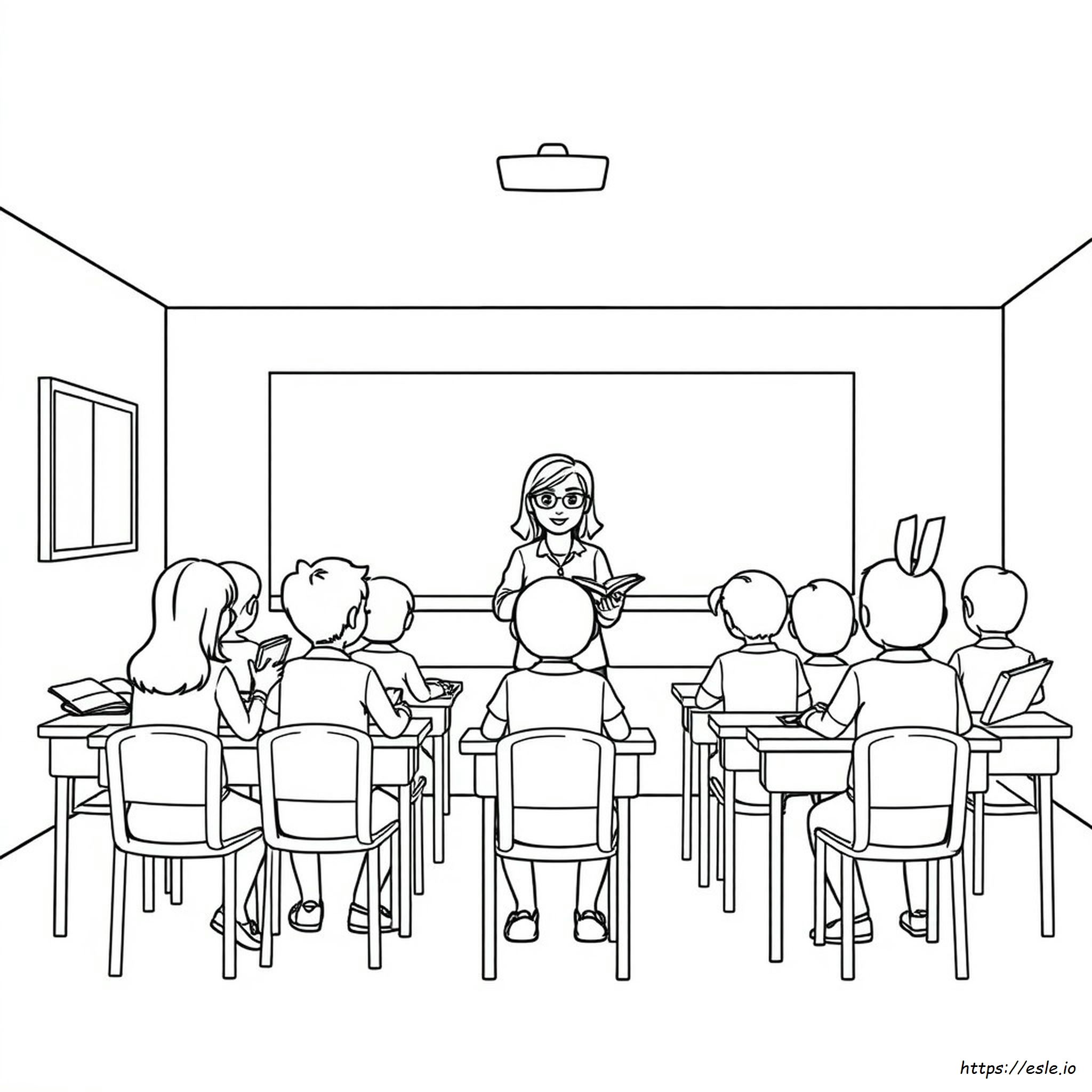 English Class Coloring Pages