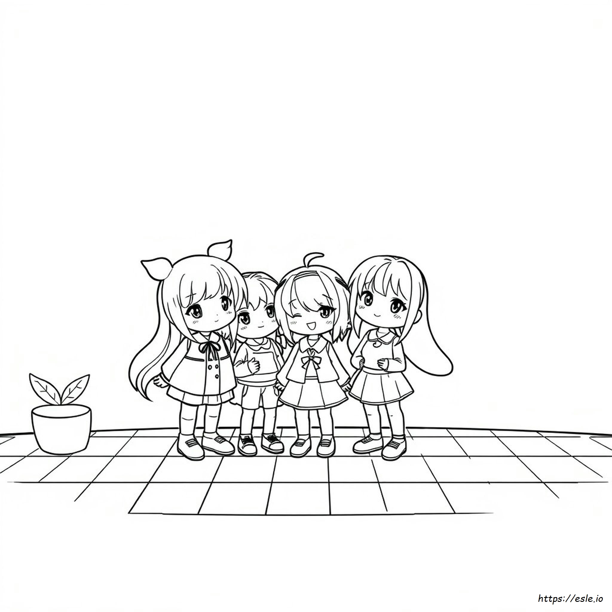 Gacha Life Coloring Book - Free Printable Page