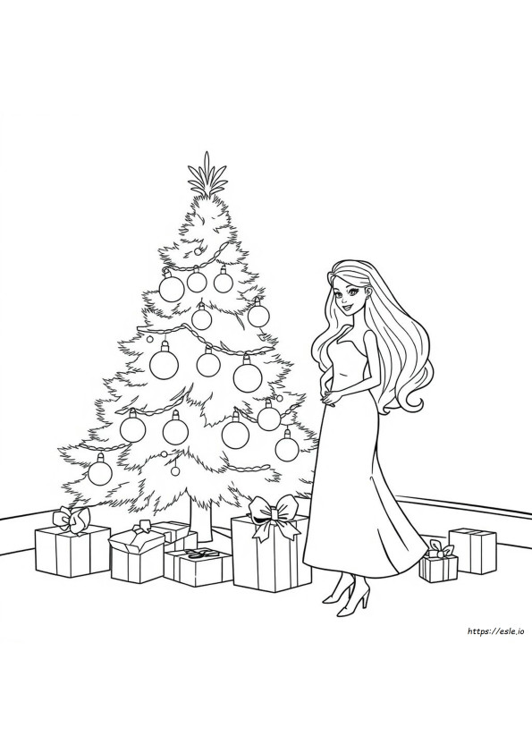 Barbie A Perfect Christmas Coloring Pages