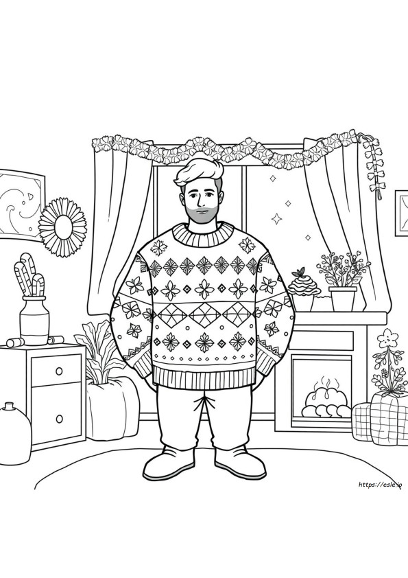 Ugly Sweater Ideas Coloring