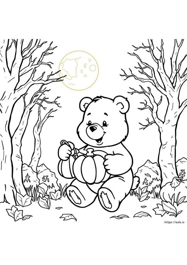 Care Bear Halloween Coloring Pages