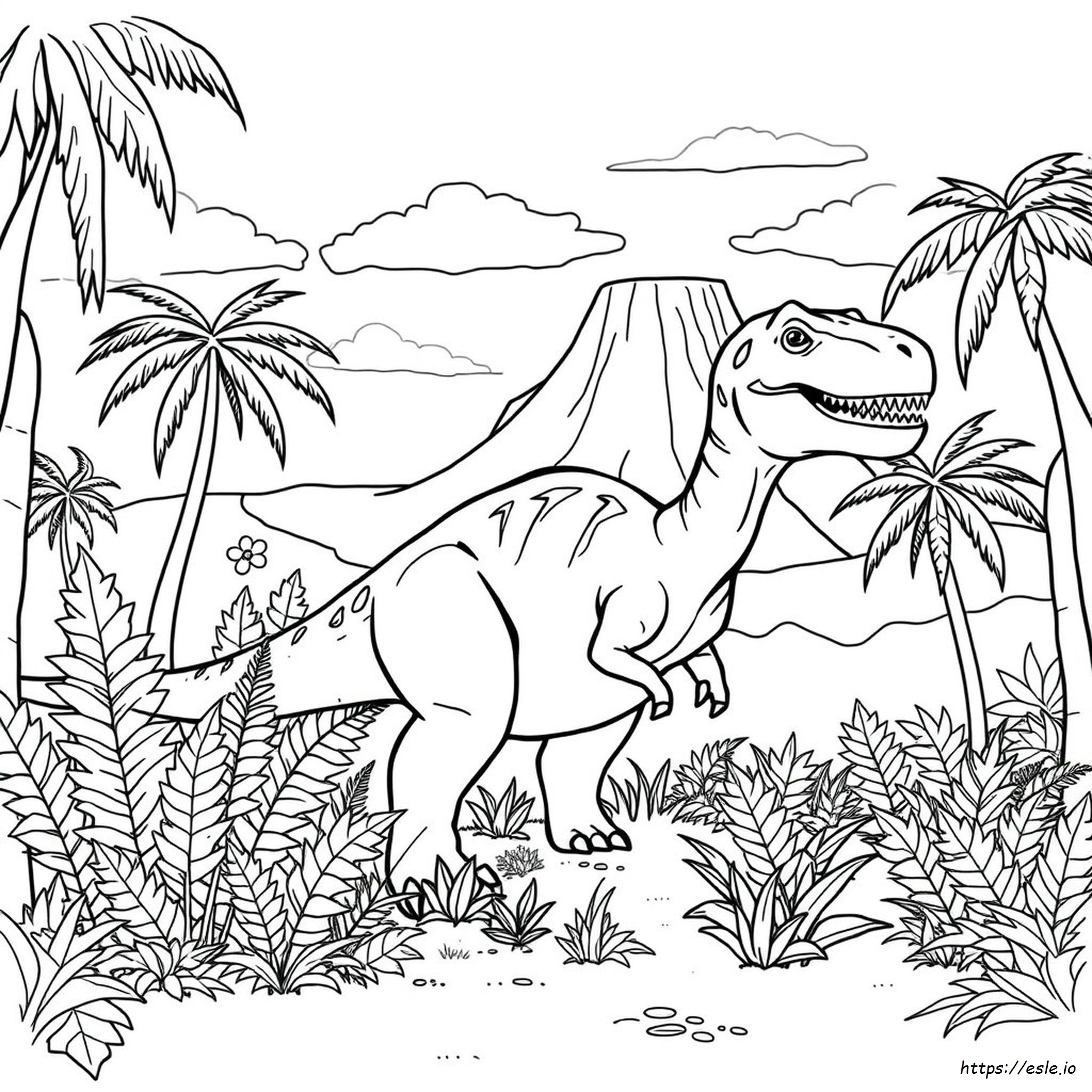 Allosaurus Coloring Page - Free Printable Dinosaur Coloring Pages