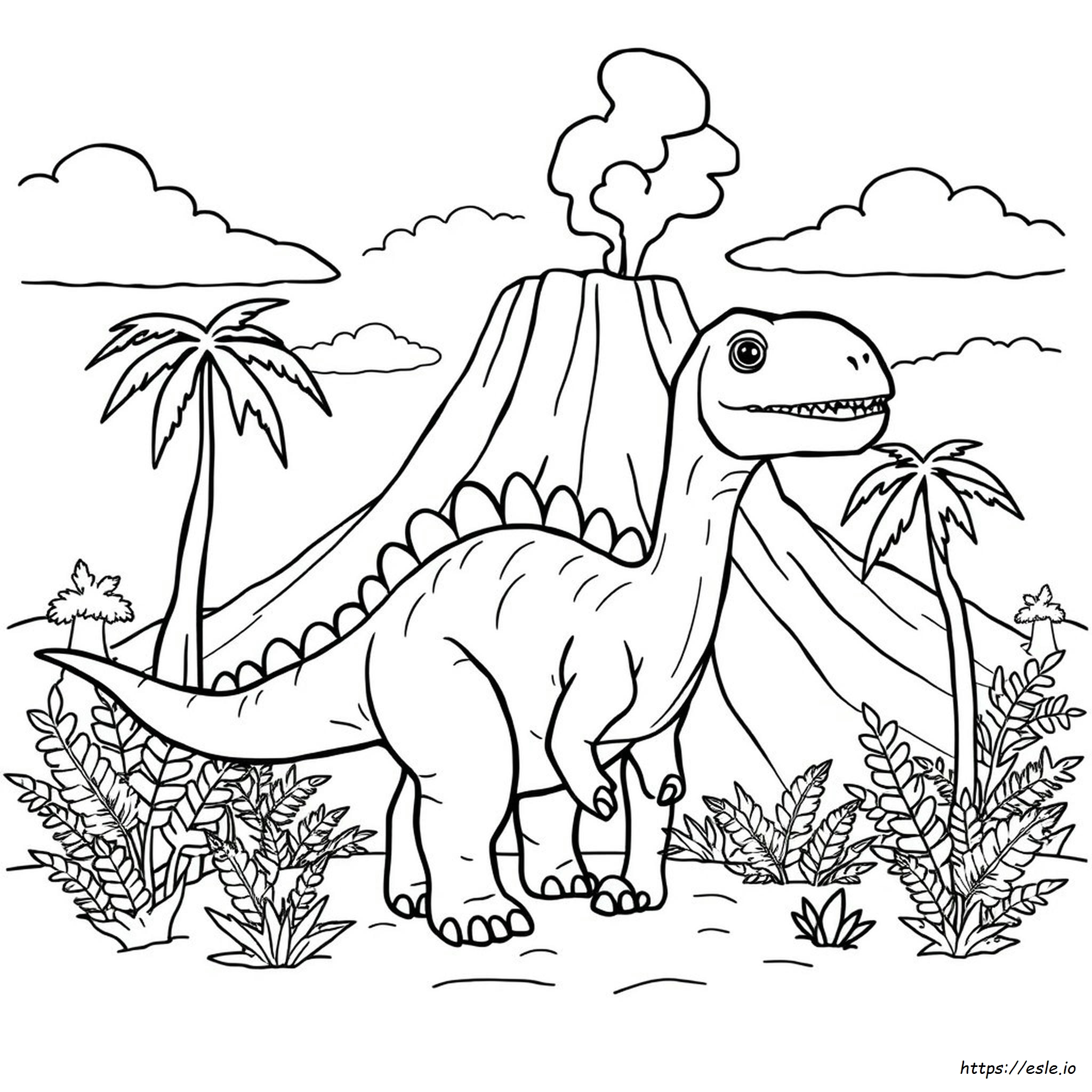 Dinosaur Coloring Pages Kids