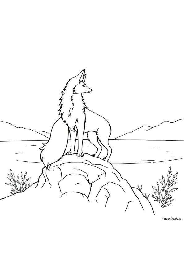 Nine Tails Coloring Pages