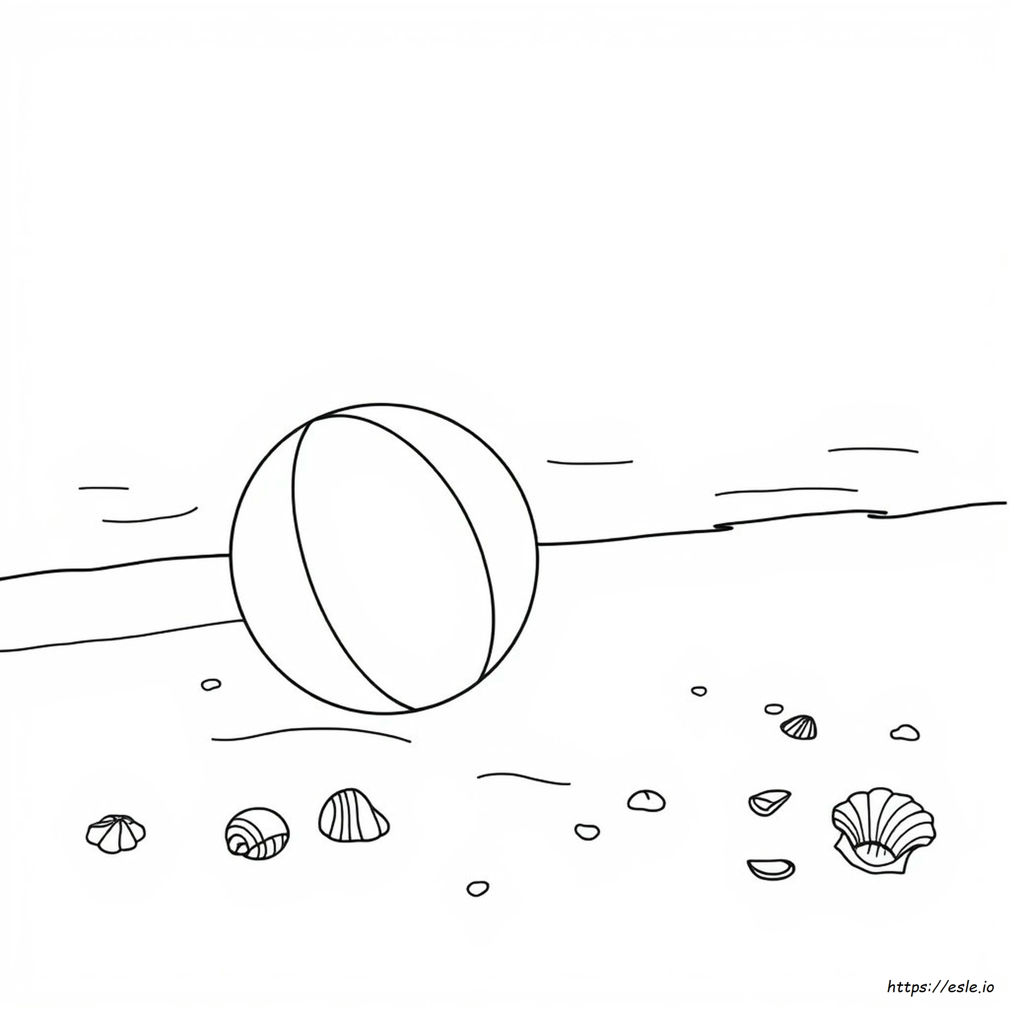 Beach Ball Coloring Pages Printable