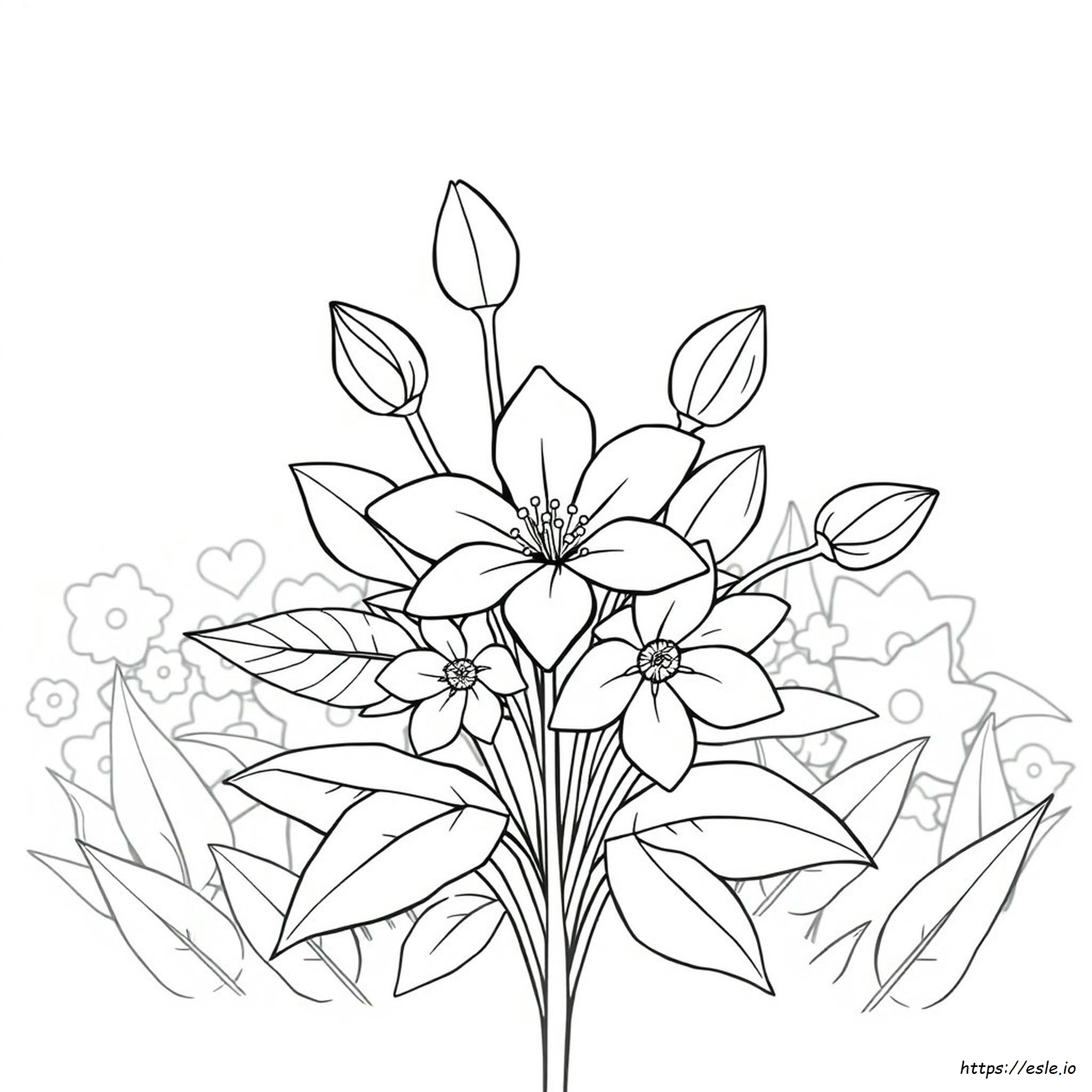 Floral Coloring Pages Free Printable