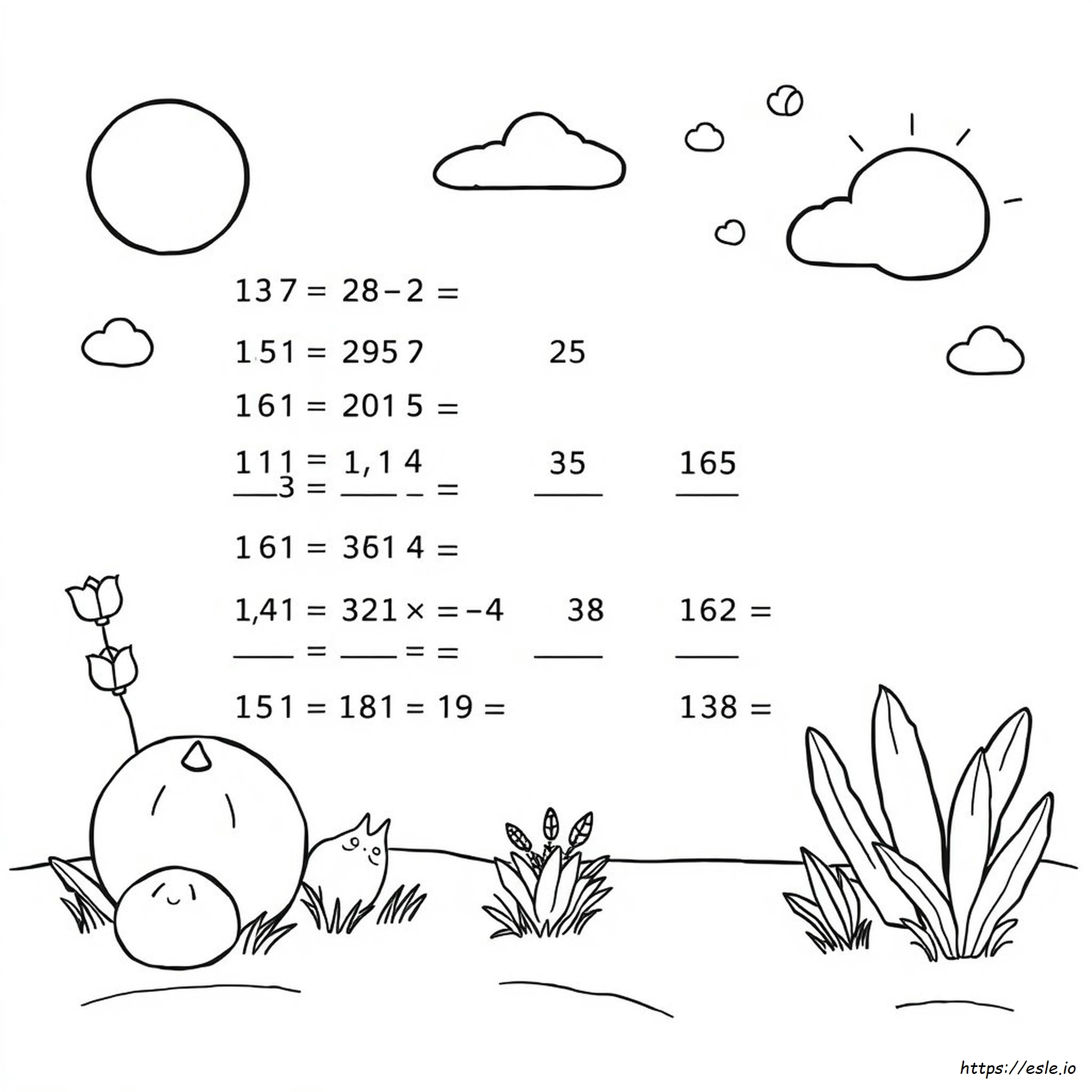 Darmowe Kolorowanki Matematyczne Do Druku