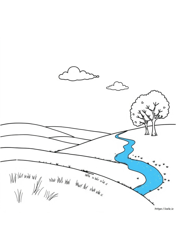 Landscape Colouring Pictures
