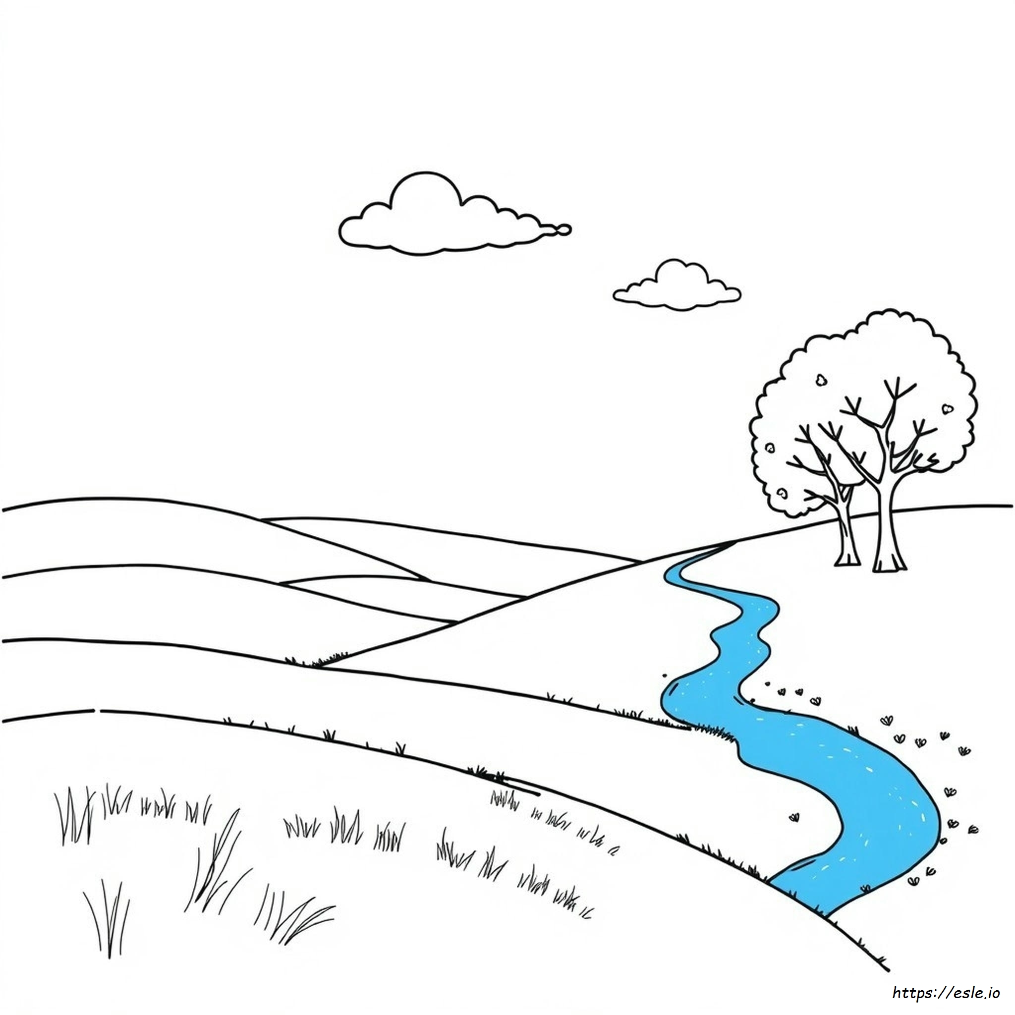 Landscape Colouring Pictures