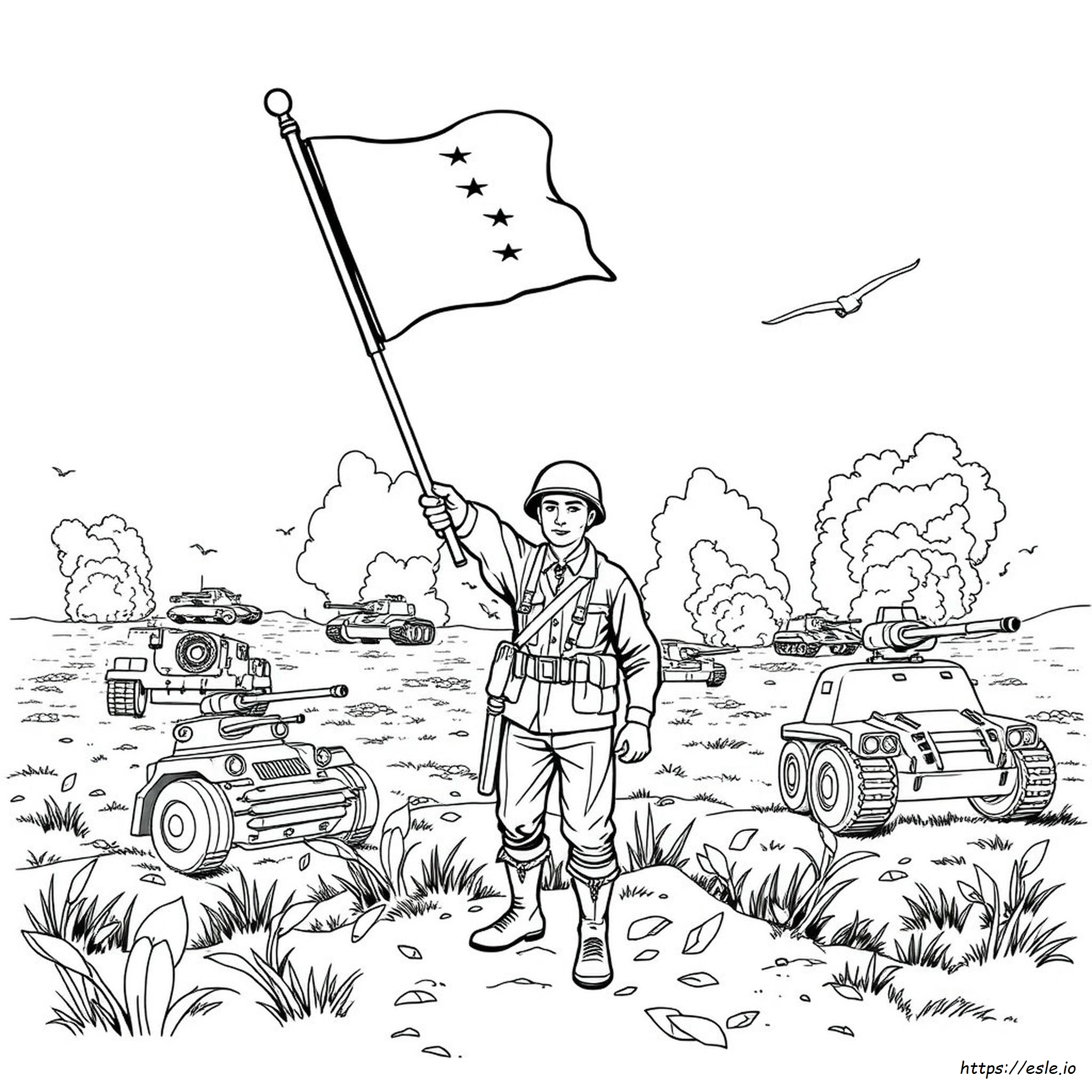 Realistic World War 2 Coloring Pages