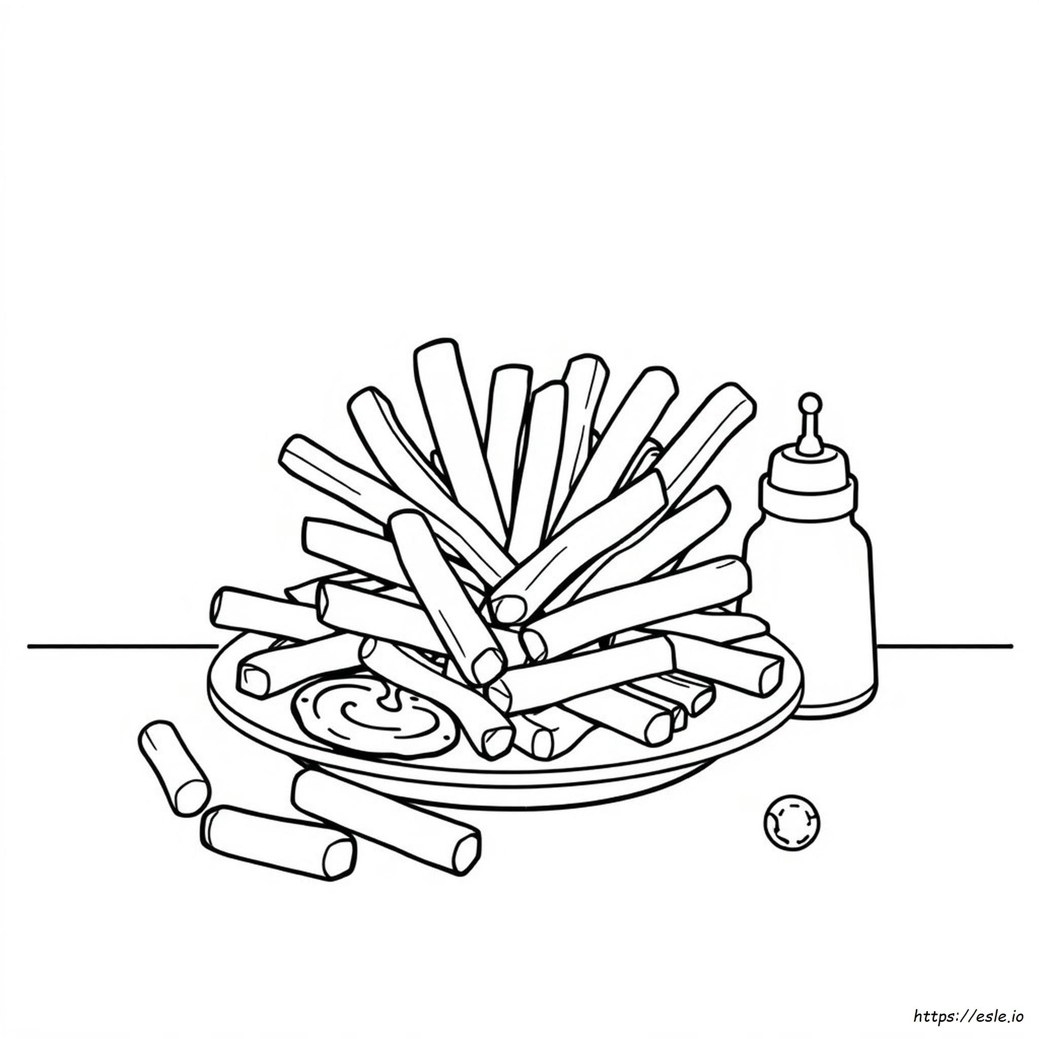 French Fries Colouring