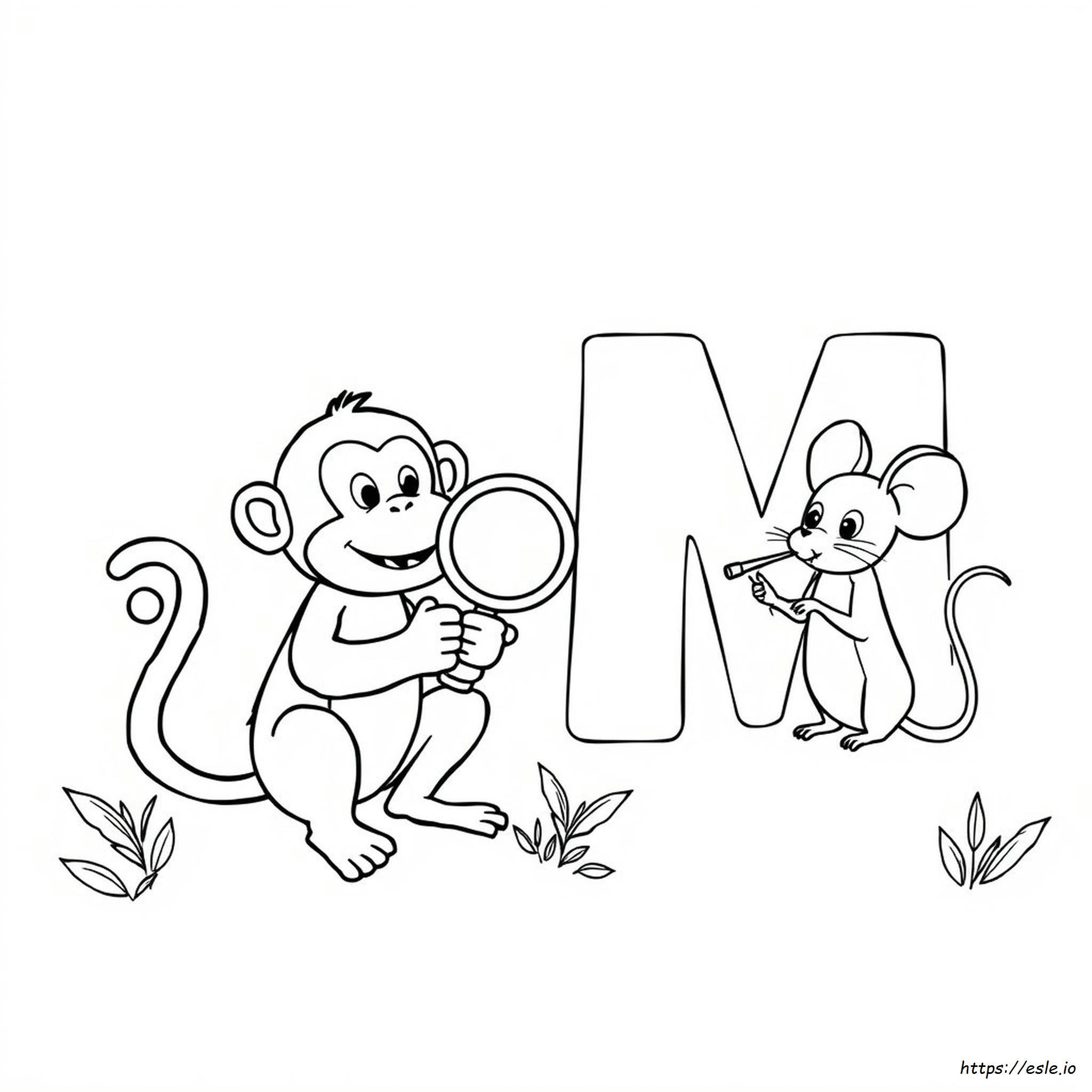 Free Printable Letter M Coloring Pages