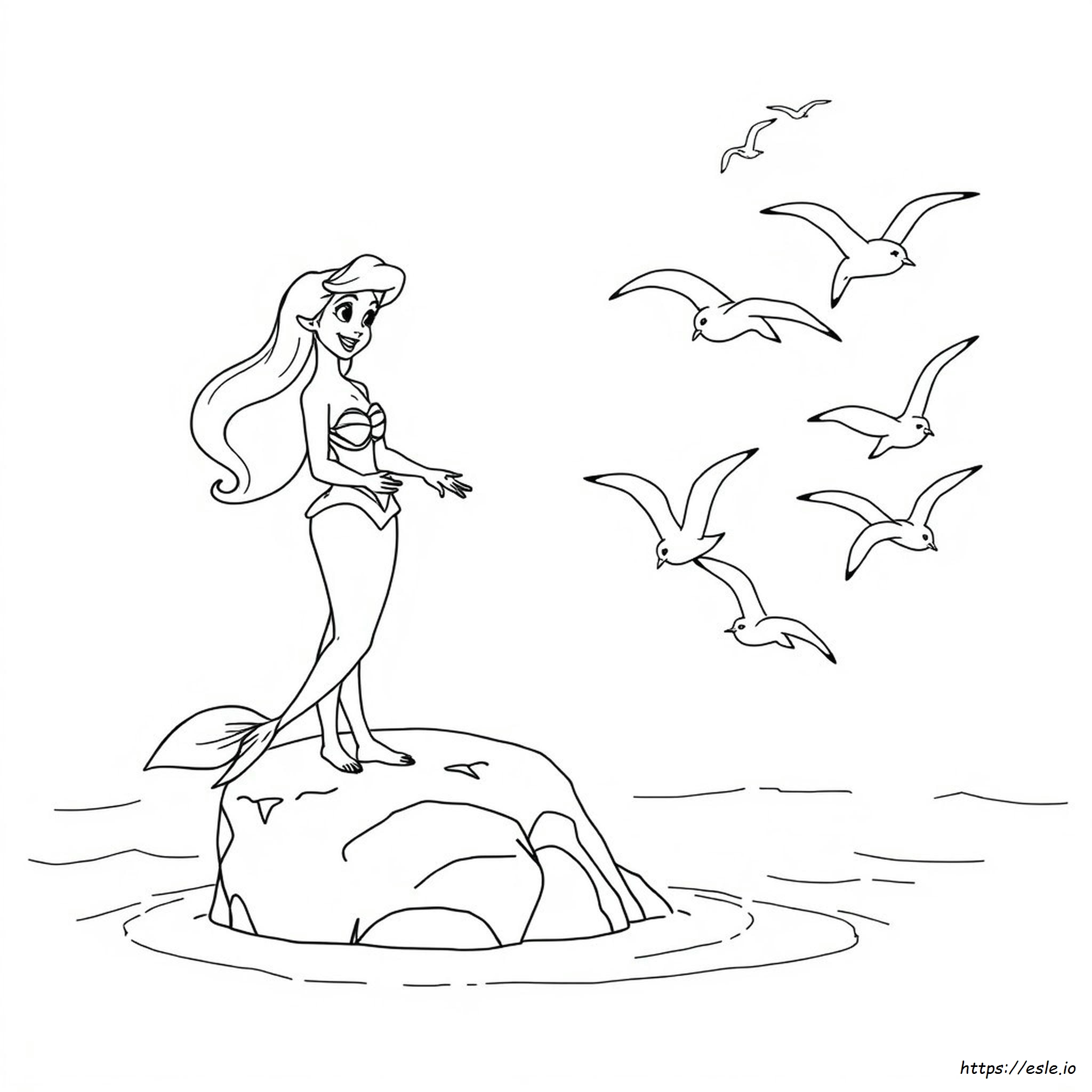 Ariel Coloring Pages - Free Printable Disney Princess Page
