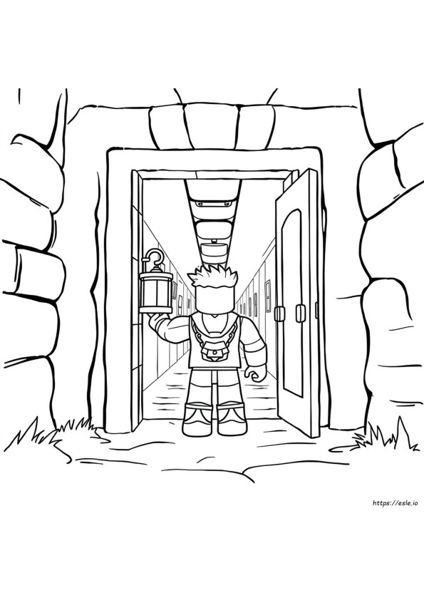 Roblox Doors Characters Coloring Pages