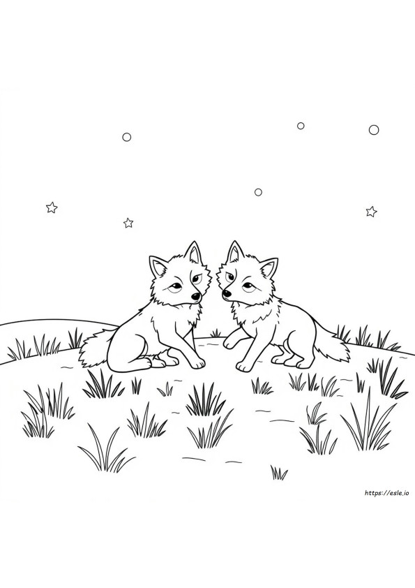 Coloring Pages Of Cute Wolves
