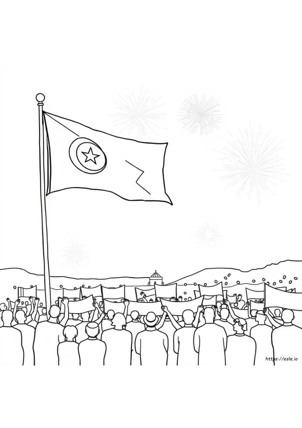 Nationale Feestdag Kleurplaat
