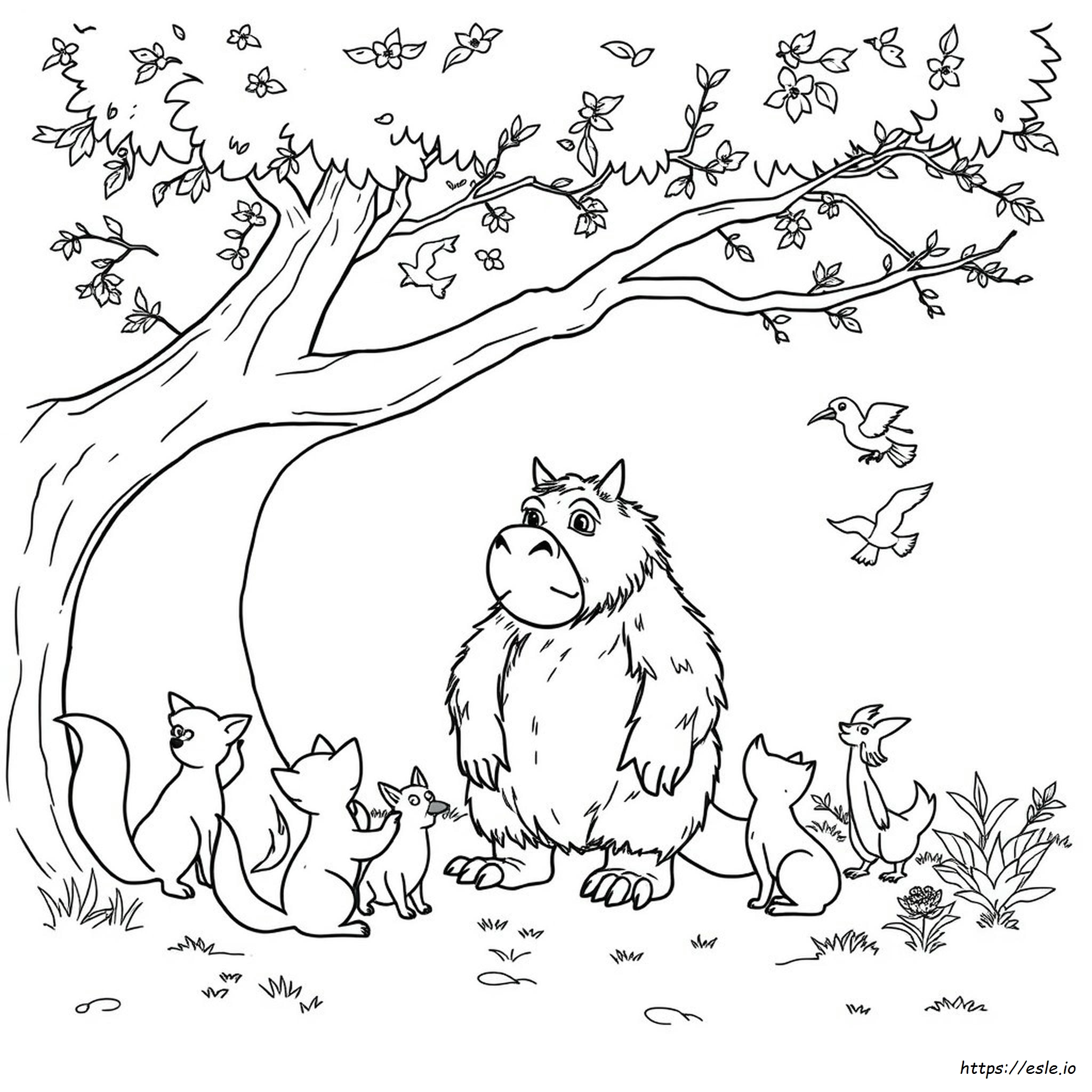 The Gruffalo Free Coloring Pages