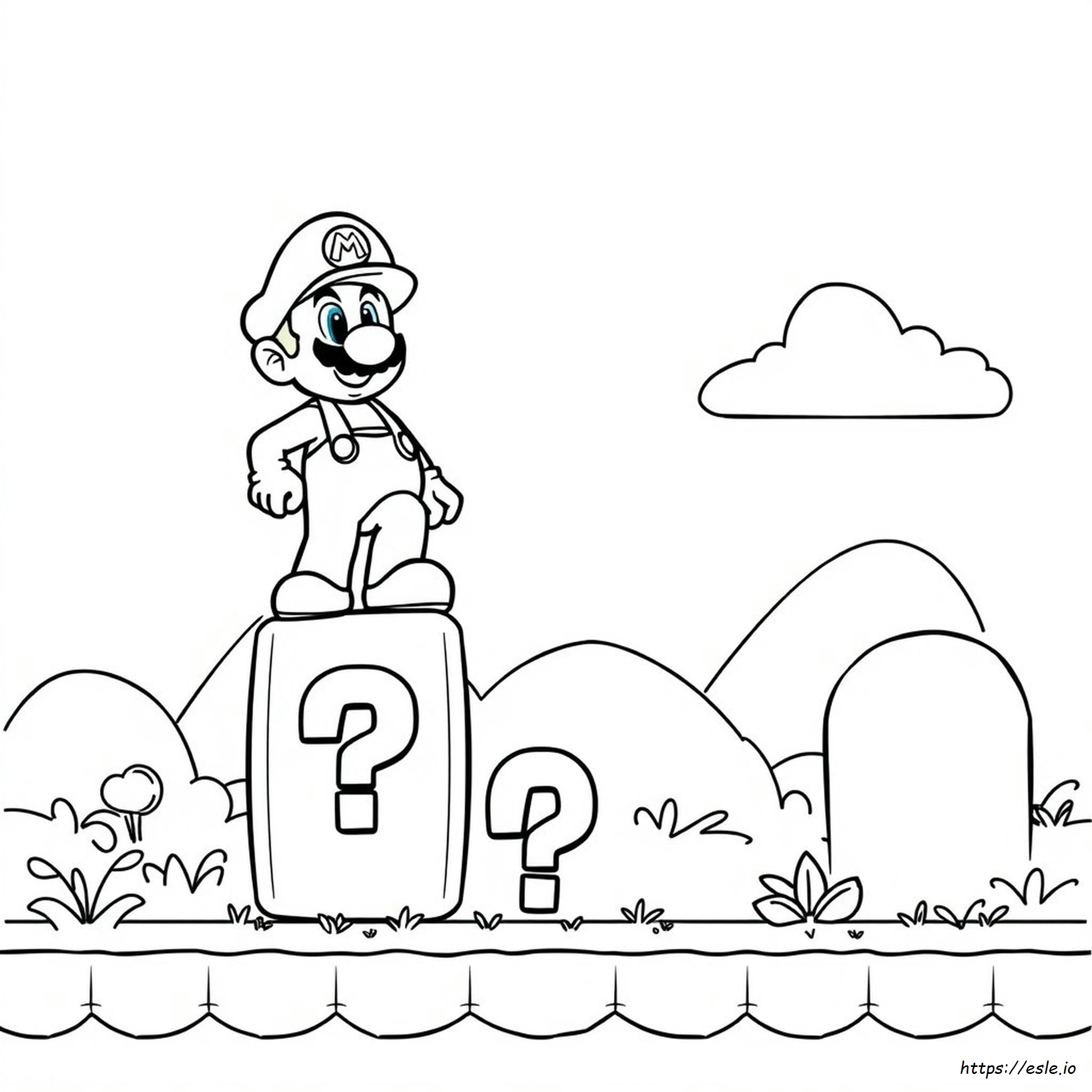 Disegni Da Colorare Di Mario Maker 2 - Stampabili