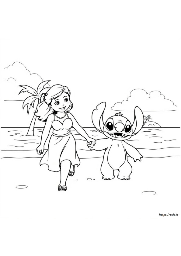Lilo And Stitch Coloring Pages Online