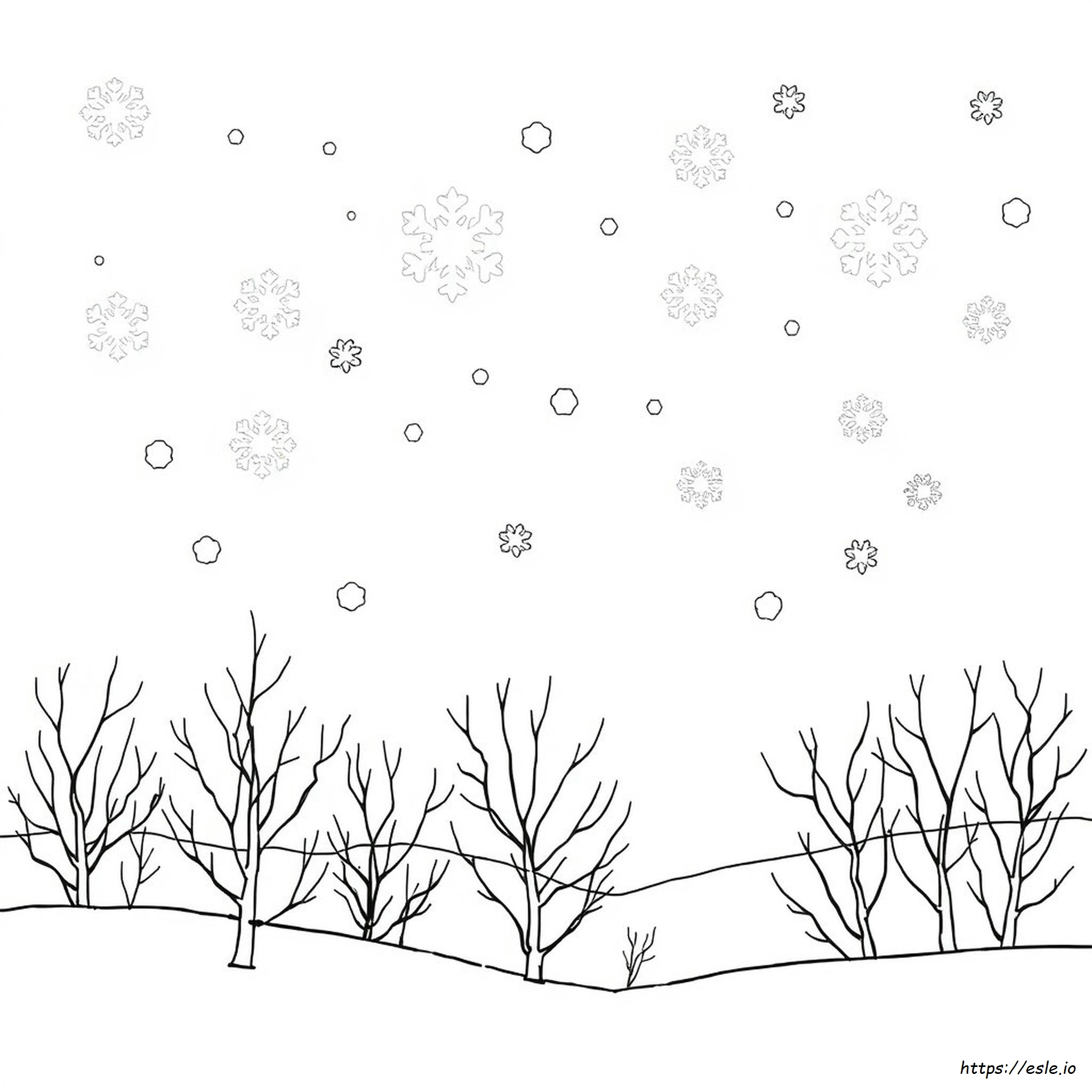 Examples Of Cold Colours Coloring Page