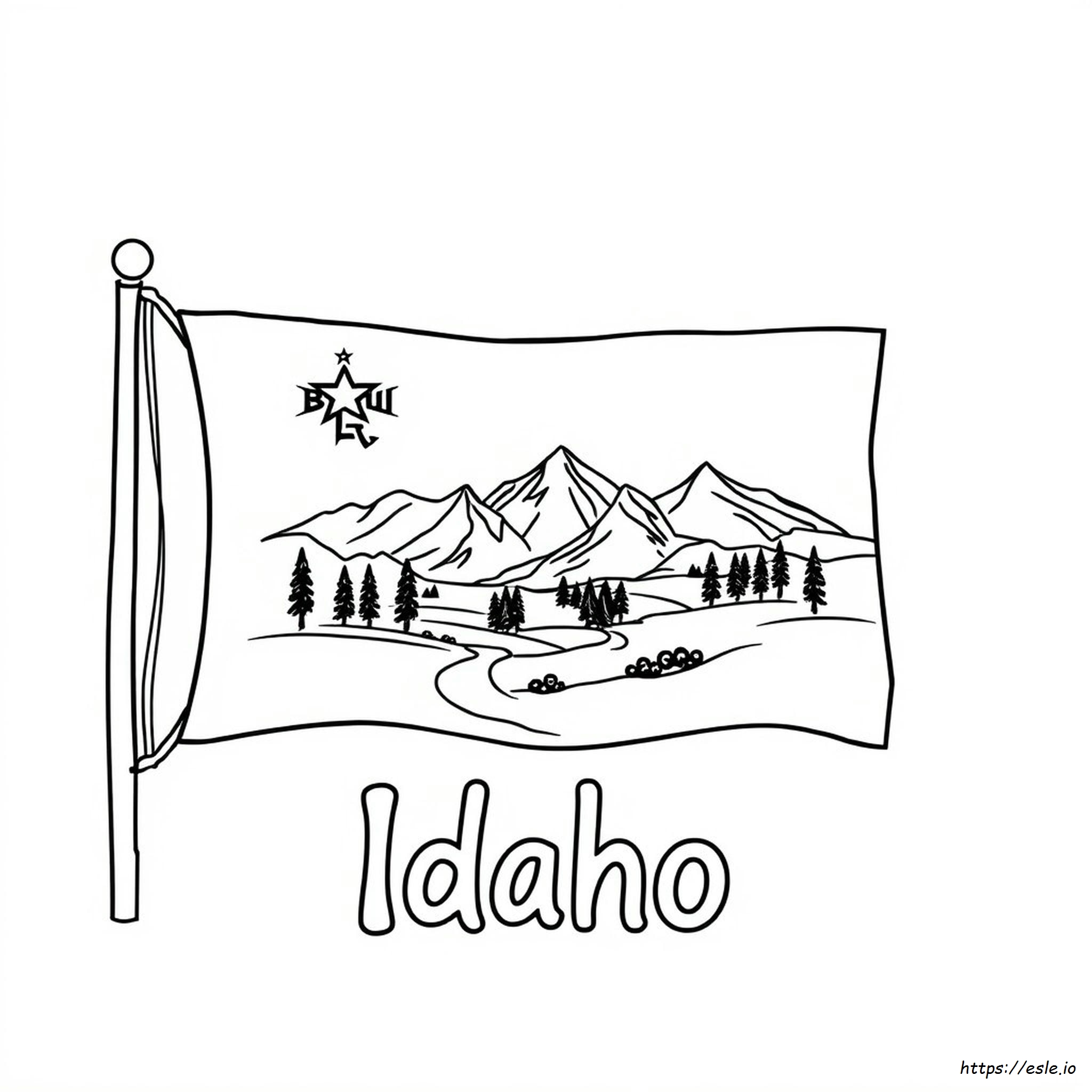 Idaho Coloring Page - Free Printable for Kids