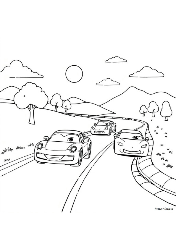 Dibujos Para Colorear De Coches Para Niños