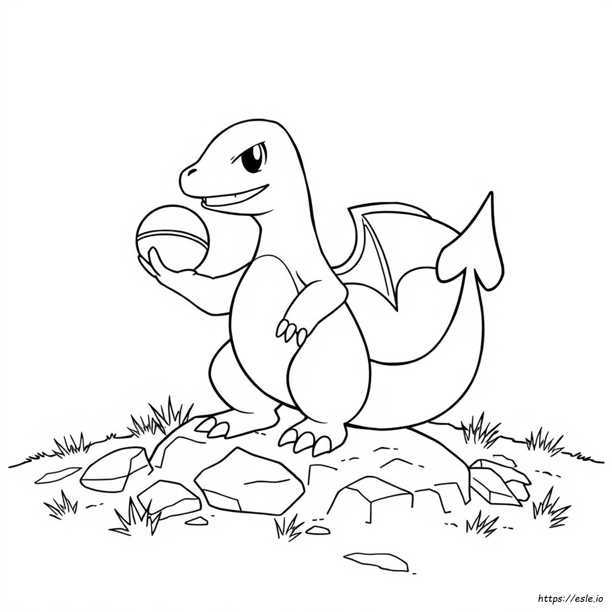 Charizard Pokemon Card Coloring