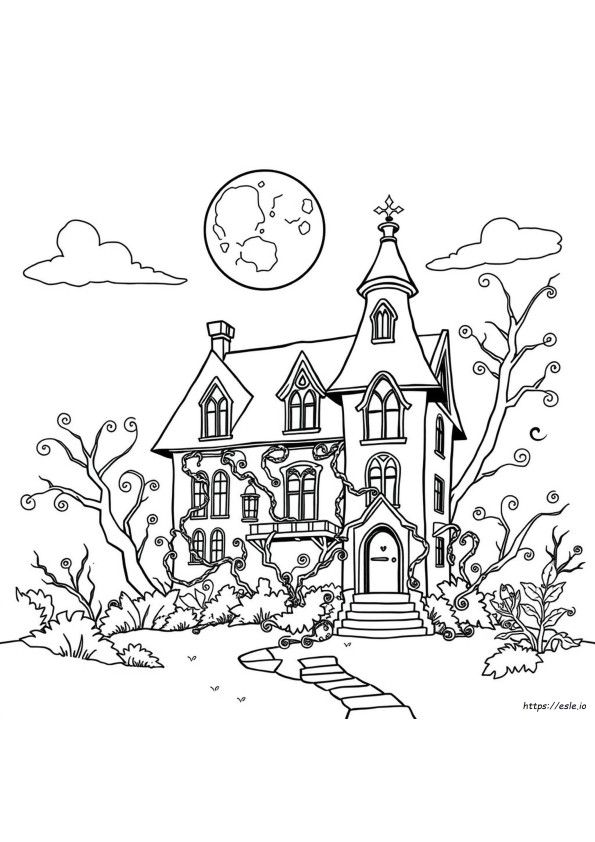 Desenhos Góticos Assustadores Para Colorir