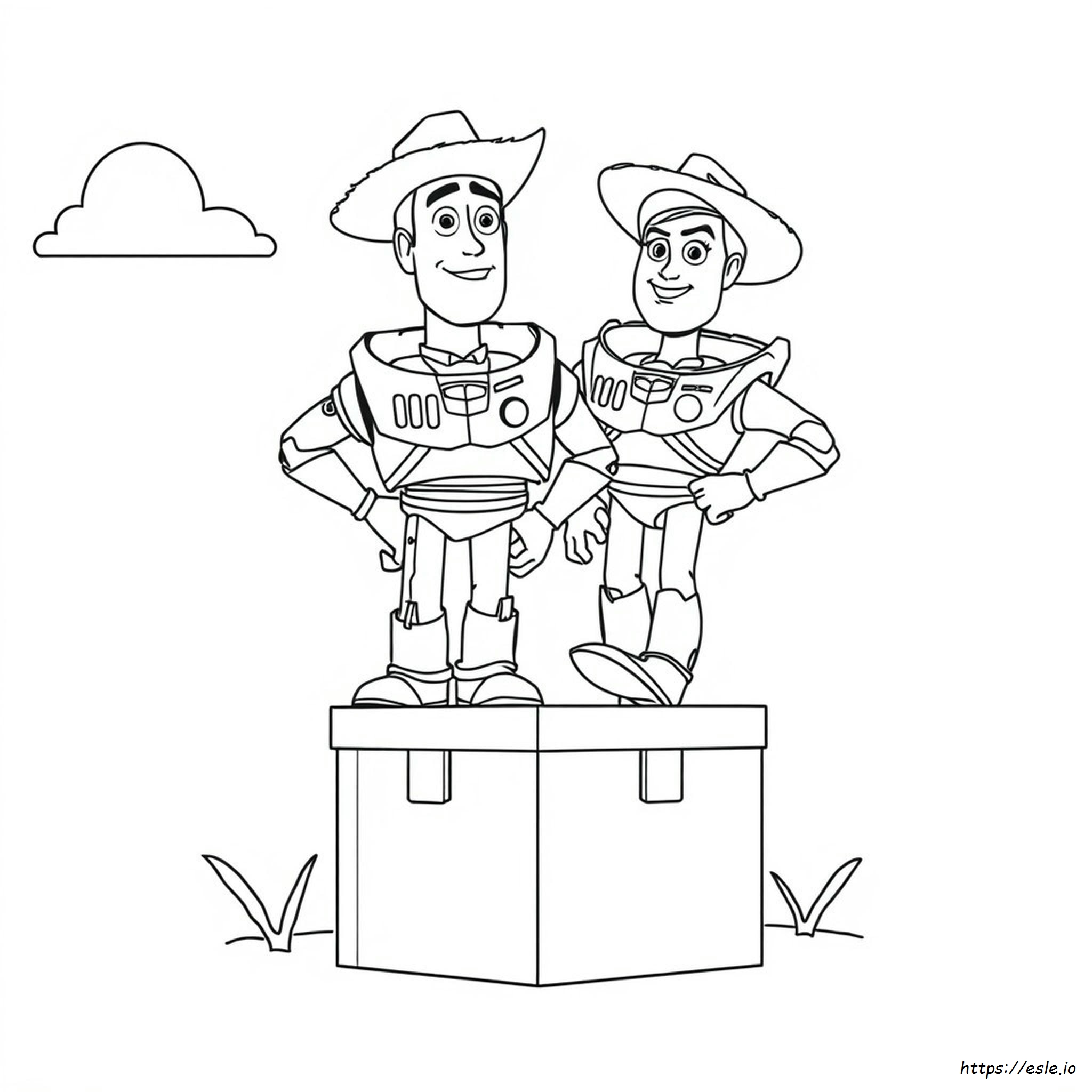 Toy Story Coloring Page for Kids - Free Printable PDF