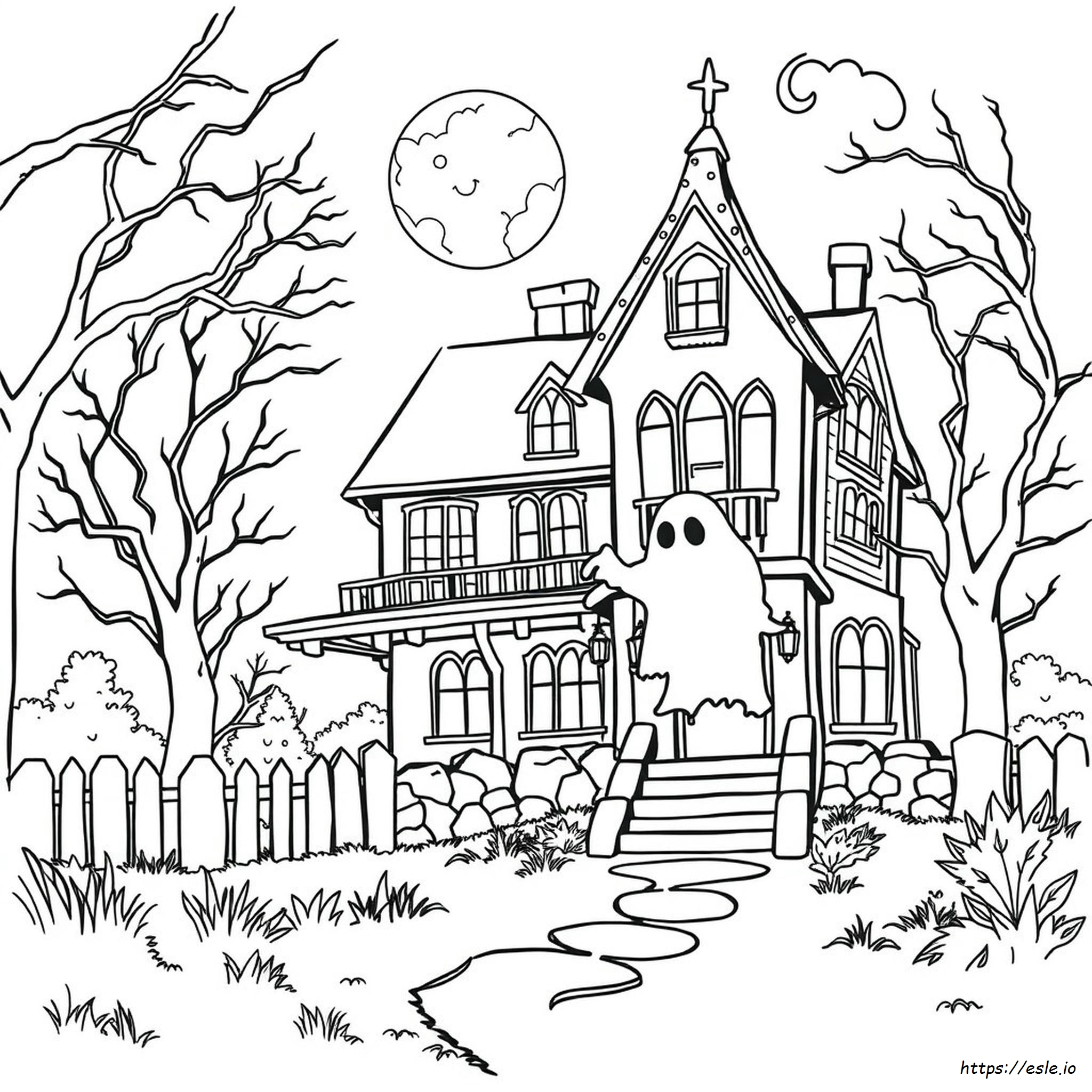 Haunter Da Colorare - Scheda da Stampare Gratis
