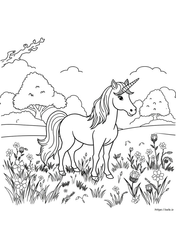Páginas De Unicornios Para Colorear Para Imprimir