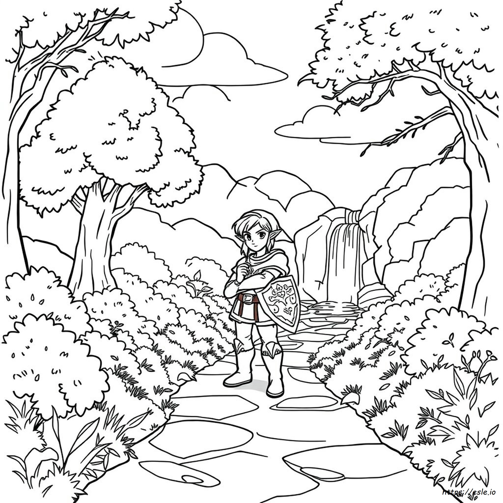 ゼルダの伝説 ぬりえ 無料