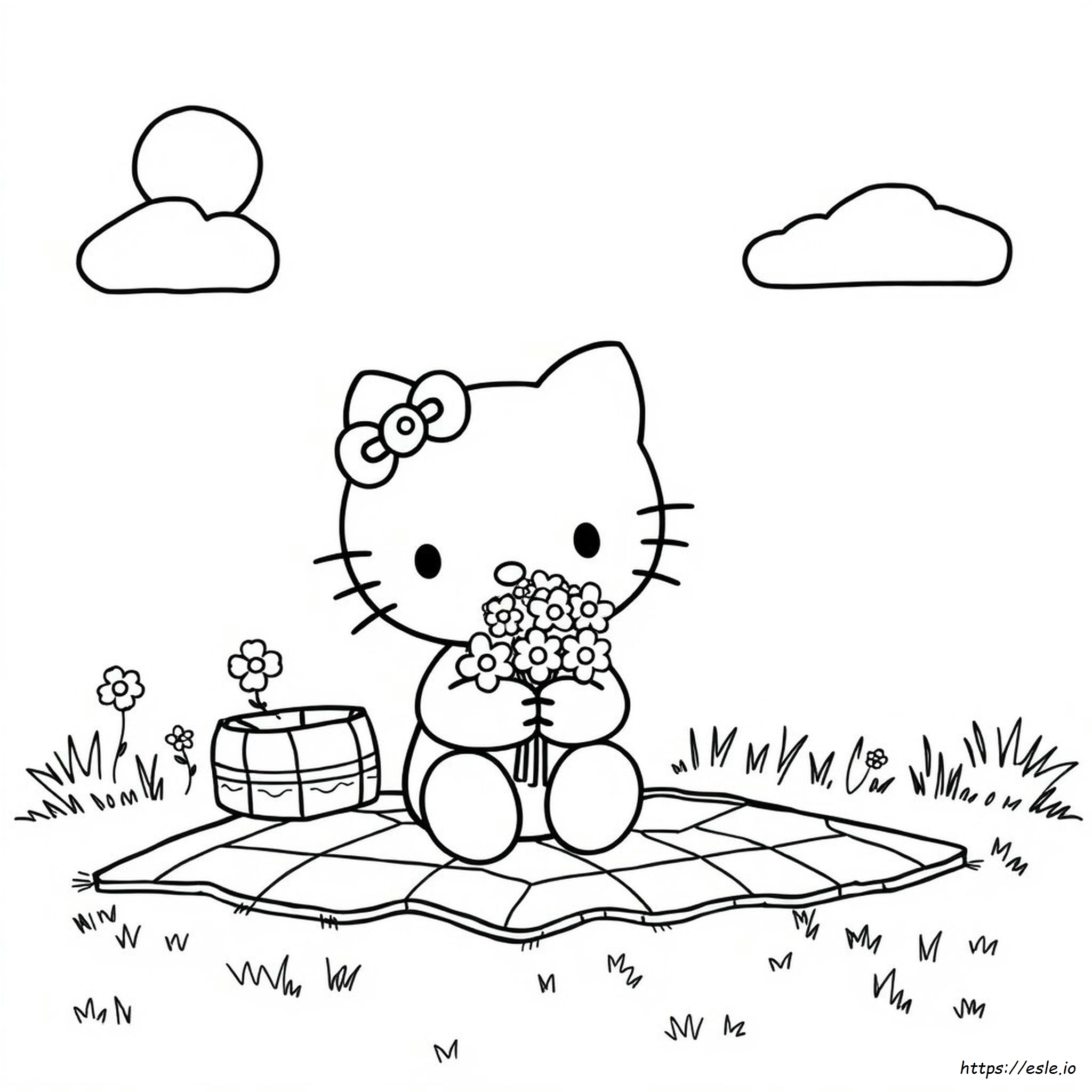 Hello Kitty Coloring Pages Online