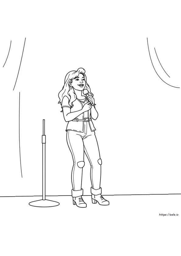 Addison Rae Coloring Pages