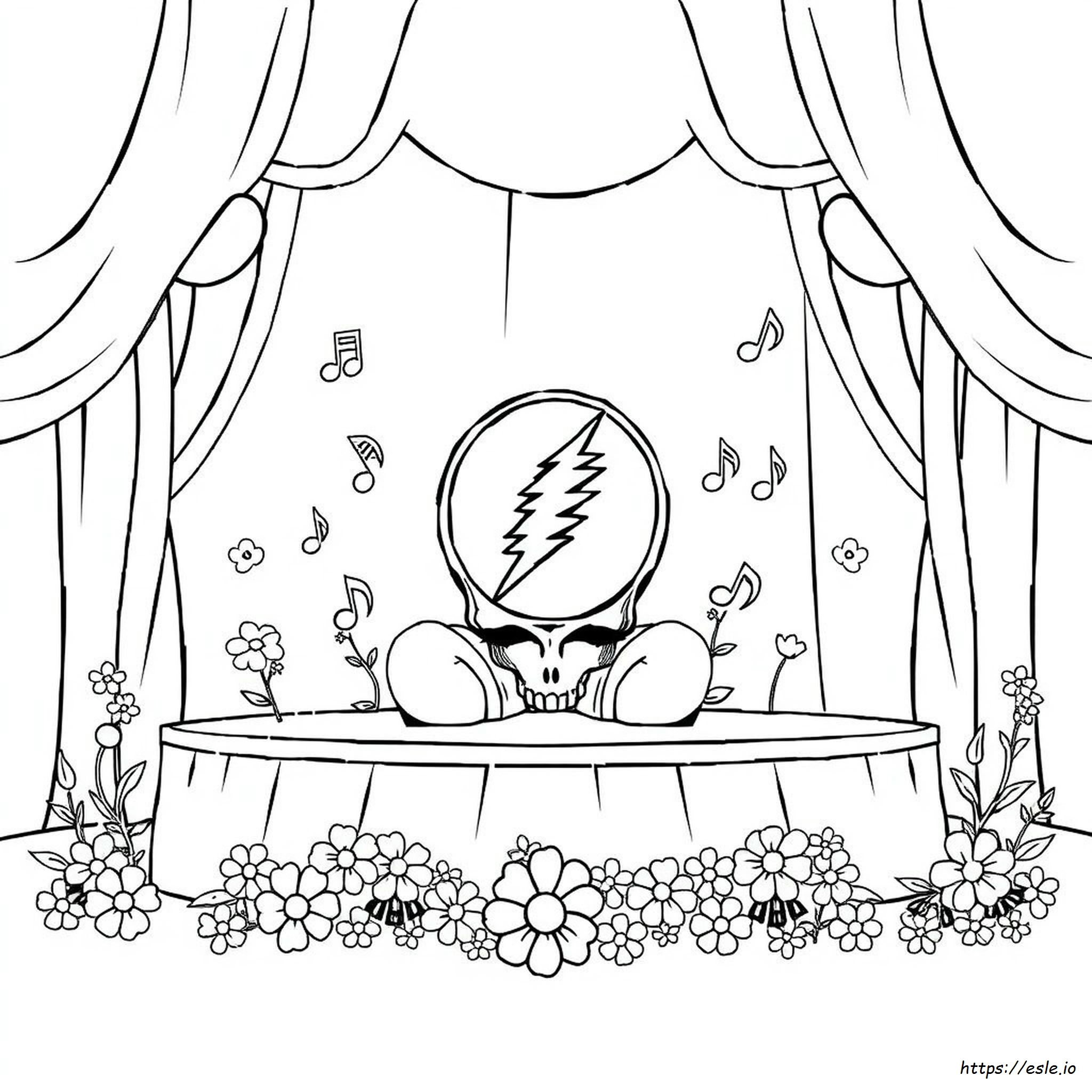 Printable Grateful Dead Coloring Pages Free