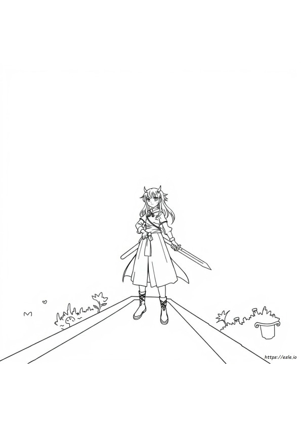 Disegni Da Colorare Demon Slayer Mitsuri Kanroji