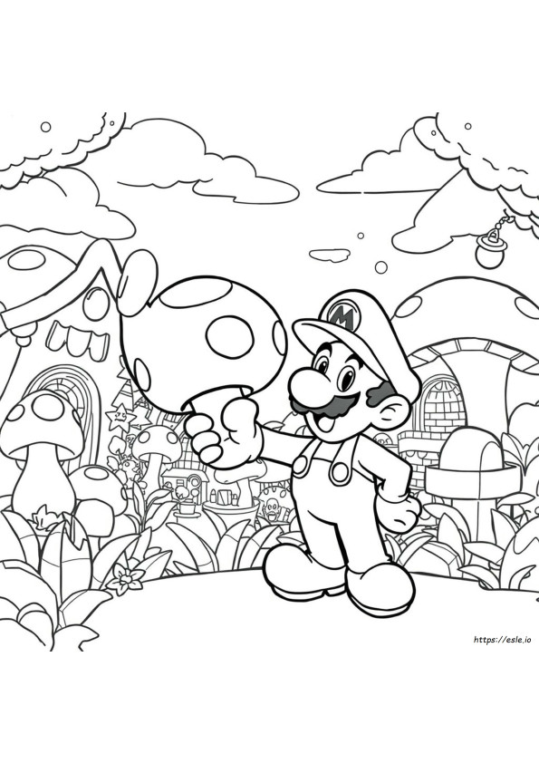 Super Mario Bros Movie Coloring Book
