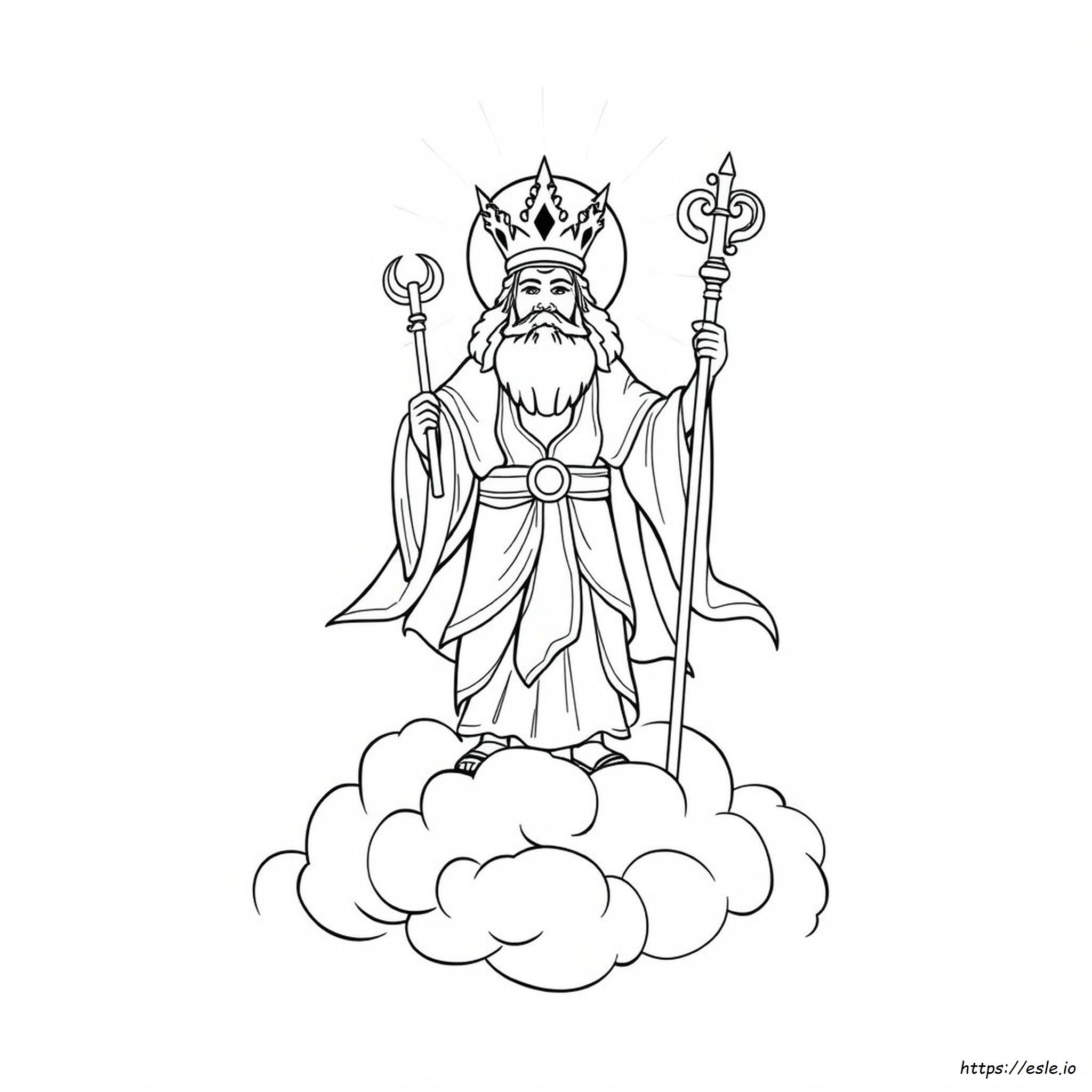 Dibujos De Dios Para Colorear - Imprimible Gratis