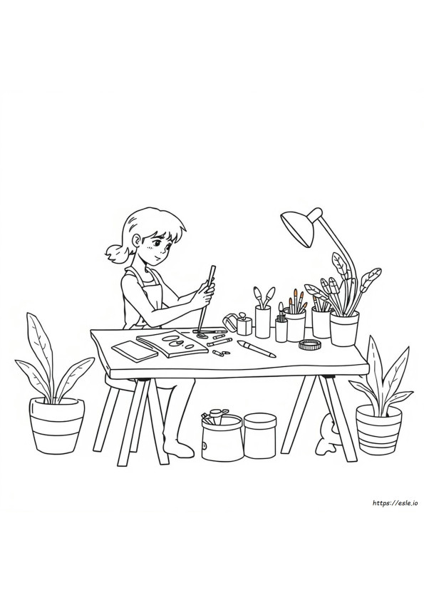 Crafty Coloring Pages