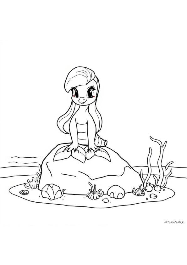 Mermicorn Colouring Pages